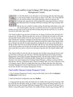 Tài liệu Chuyển mailbox trong Exchange 2007 thông qua Exchange Management Console pdf