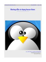Tài liệu Hướng dẫn sử dụng Hacao Linux doc