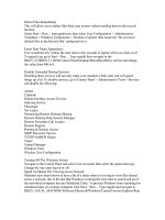 Tài liệu Một vài thủ thuật Windows XP doc