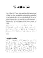 Tài liệu Tiếp thị kiểu mới pdf