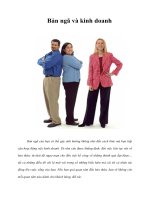 Tài liệu Bản ngã và kinh doanh ppt