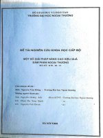 Một số giải pháp nâng cao hiệu quả đàm phán ngoại thương 