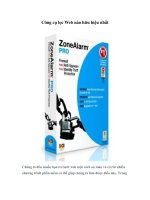 Tài liệu Công cụ lọc Web nào hữu hiệu nhất ppt