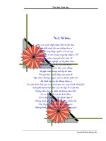 Bài giảng Thơ tình Toán học