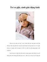 Tài liệu Trẻ co giật, cảnh giác động kinh pptx