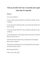 Tài liệu Thủ tục tàu biển Việt Nam và tàu biển nước ngoài xuất cảnh rời cảng biển doc