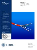 Tài liệu KRONE - Datasheet - Cat 7 - Cable - Installation Cable ppt