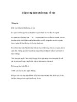 Tài liệu Tiếp công dân khiếu nại, tố cáo doc