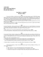 Đề bài bài tập hình sự modul 1 