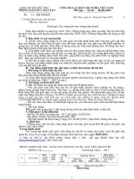 Bài giảng Công văn hướng dẫn thi giáo viên giỏi năm học 2010-2011