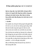 Tài liệu 10 thực phẩm giúp bạn vui vẻ và tươi trẻ doc