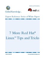 Tài liệu 7 More Red Hat® Linux™ Tips and Tricks docx