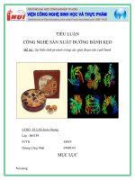 Sự biến tính protein trong các giai đoạn sản xuất bánh 