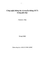 Tài liệu Công nghệ thông tin và truyền thông ( ICT ) trong giáo dục doc