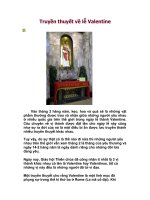 Gián án Truyền thuyết về lễ Valentine