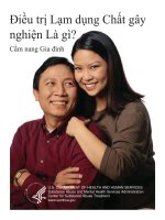 Tài liệu Điều trị Lạm dụng Chất gây nghiện Là gì? pdf