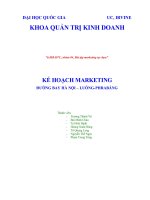 Tài liệu Tiểu luận: Kế hoạch Marketing: Đường bay Hà Nội - Luông-Phrabăng pptx