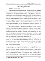 Đánh giá mức độ nhận biết của khách hàng đối với thương hiệu ngân hàng TMCP ngoại thương chi nhánh huế (vietcombank huế) 