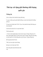 Tài liệu Thủ tục xét tặng giải thưởng chất lượng quốc gia pptx