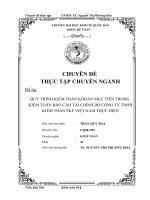 Luan van chuyen de 118570 quy trinh kiem toan khoan muc tien trong chuan 