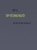 Gián án Bai 13: Tap ve dang nguoi