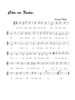 Tài liệu Bài hát câu ca xuân - Lê Quốc Thắng (lời bài hát có nốt) pdf