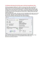 Tài liệu Cài Windows AIK trong Windows Vista pptx