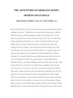 Tài liệu LUYỆN ĐỌC TIẾNG ANH QUA TÁC PHẨM VĂN HỌC-THE ADVENTURES OF SHERLOCK HOMES -ARTHUR CONAN DOYLE 4-2 pptx