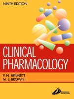 Tài liệu CLINICAL PHARMACOLOGY 2003 (PART 1) docx