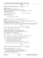 TỔNG HỢP ĐỀ THAM KHẢO KHỐI 10- HỌC KÌ I 