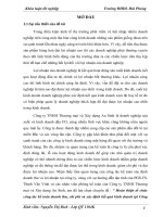 Hoàn thiện tổ chức công tác kế toán doanh thu, chi phí và xác định kết quả kinh doanh tại công ty TNHH thương mại và xây dựng an sinh 