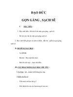 Tài liệu GỌN GÀNG , SẠCH SẼ doc