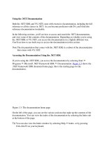 Tài liệu Using the .NET doc