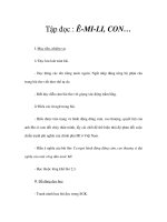 Tài liệu Tập đọc - Ê-MI-LI, CON… doc