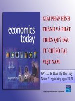 Biện pháp hình thành và phát triển quỹ đầu tư chỉ số tại việt nam 