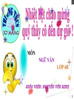 Gián án Chữa lỗi về chủ ngữ và vị ngữ