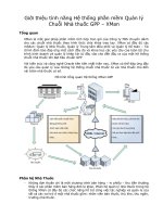 Tài liệu Giới thiệu tính năng Hệ thống phần mềm Quản lý Chuỗi Nhà thuốc GPP – XMan pdf