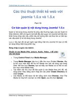 Tài liệu Thủ Thuật Thiết Kế Web Với Joomla 1.0x và 1.5x part 18 docx