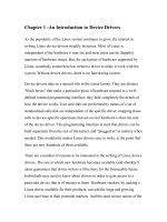 Tài liệu Linux Device Drivers-Chapter 1 :An Introduction to Device Drivers ppt