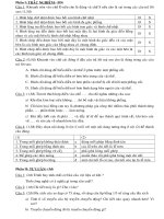 Gián án đề thi công nghệ 8 HKI