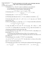 Gián án ĐE ON TAP HANG TUAN