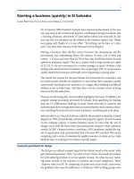 Tài liệu Starting a business (quickly) in El Salvador ppt