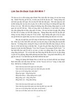 Tài liệu Làm Sao Đo Được Cuộc Đời Mình doc