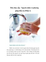 Tài liệu Tiêu chảy cấp - Nguyên nhân và phương pháp điều trị (Phần 1) docx