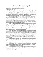 Tài liệu Tổng quan về khoa học và công nghệ docx