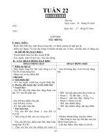 Bài giảng giao an 4 tuan 22-23 cktkn- kns