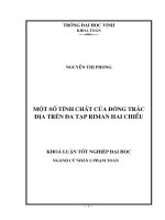 Một số tính chất của đường trắc địa trên đa tạp remann hai chiều 