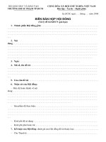 Tài liệu Biểu mẫu 