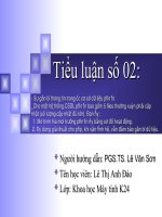 Slide sự gắn bó thông tin trong các cơ sở dữ liệu phân tán 