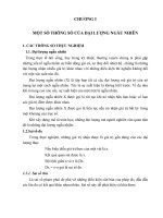 Tài liệu MỘT SỐ THÔNG SỐ CỦA ĐẠI LƯỢNG NGẪU NHIÊN 1_Chương 1 ppt